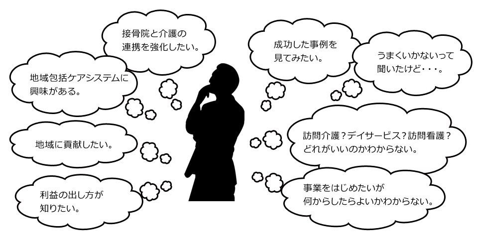 接骨院で介護事業に取り組むにあたって生まれる疑問